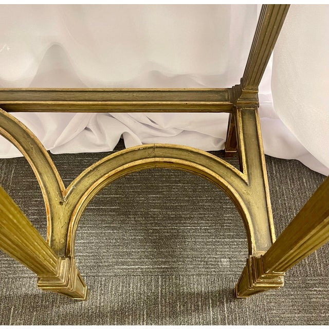 Maison Jansen Console With Six Raised Legs and Marble Top For Sale - Image 15 of 17