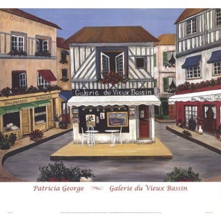 1998 Patricia George 'Galerie du Vieux Bassin' Offset Lithograph For Sale