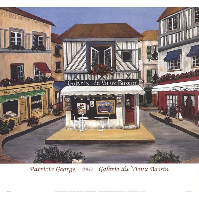 1998 Patricia George 'Galerie du Vieux Bassin' Offset Lithograph For Sale