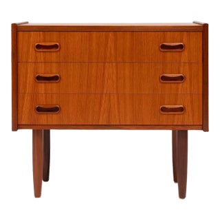 1960s Danish Mid-Century Nightstand/Entryway Chest For Sale