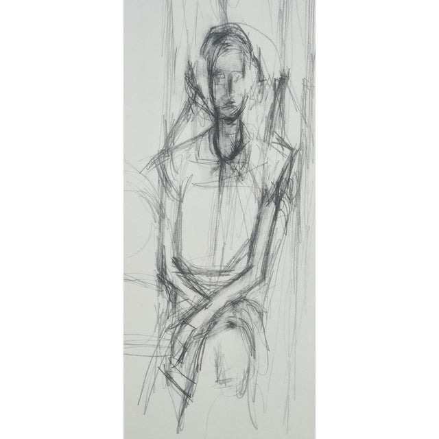 Modern Alberto Giacometti, Seated Woman, 1963, Original Lithograph For Sale - Image 3 of 8