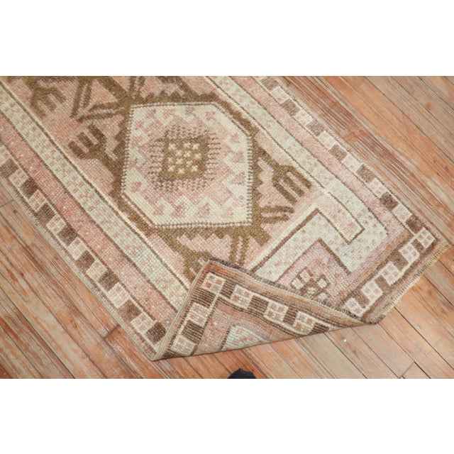 Mid 20th Century Vintage Turkish Tribal Runner - 2'6" x 5'7" For Sale - Image 5 of 8