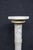 Italian Carved White Marble Pedestal Stand With Swivel Top For Sale - Image 4 of 9