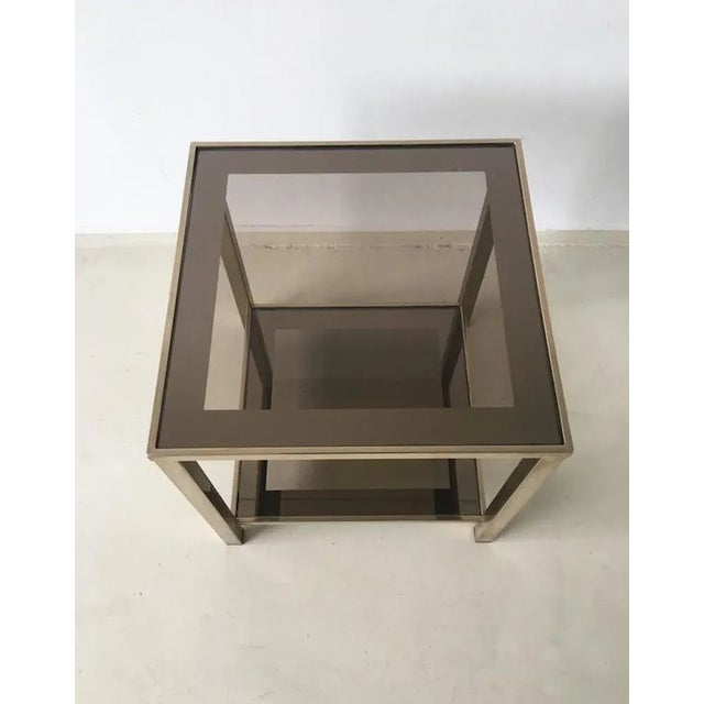 1960s 23-Carat Gold-Plated Side Table from Maison Jansen, 1960s For Sale - Image 5 of 6