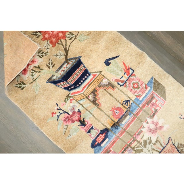 a 1920s Chinese Batou Scatter size Rug Details rug no. j4644 size 2'1'' x 4' 2"