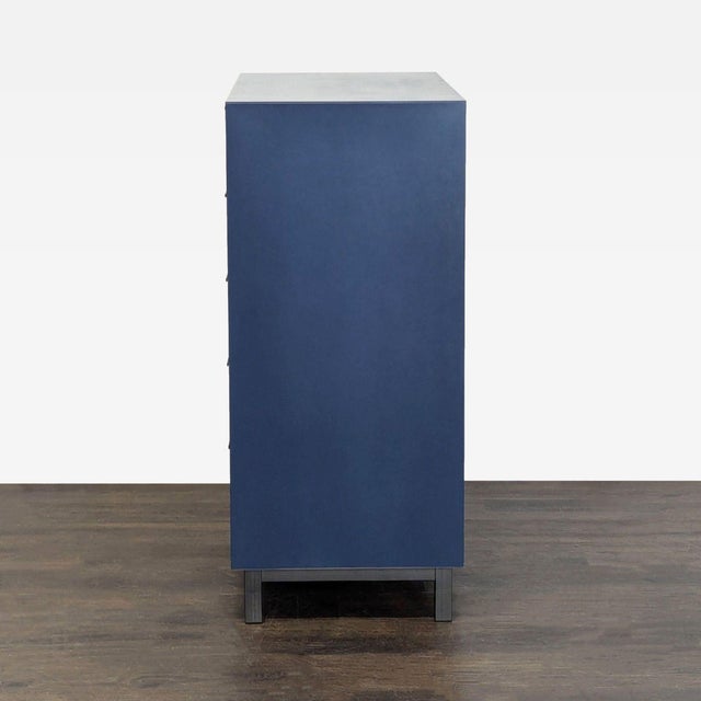 Room & Board Room & Board Copenhagen Modern Blue 5-Drawer Dresser For Sale - Image 4 of 10