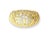 Elegant 14K yellow gold tiered dome ring featuring numerous brilliant round diamonds totaling 1 carat for a bold,...