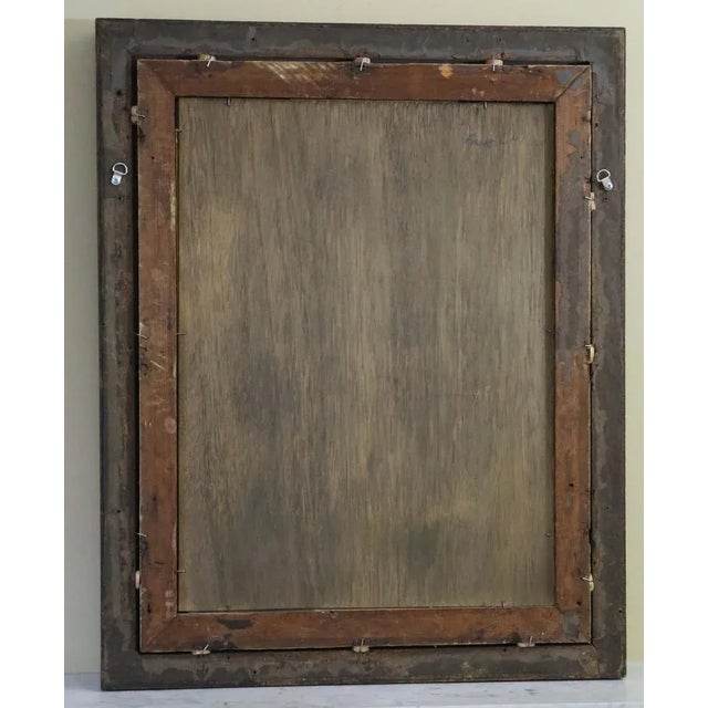 Large Antique Gilt Overmantle Wall Mirror For Sale - Image 4 of 5