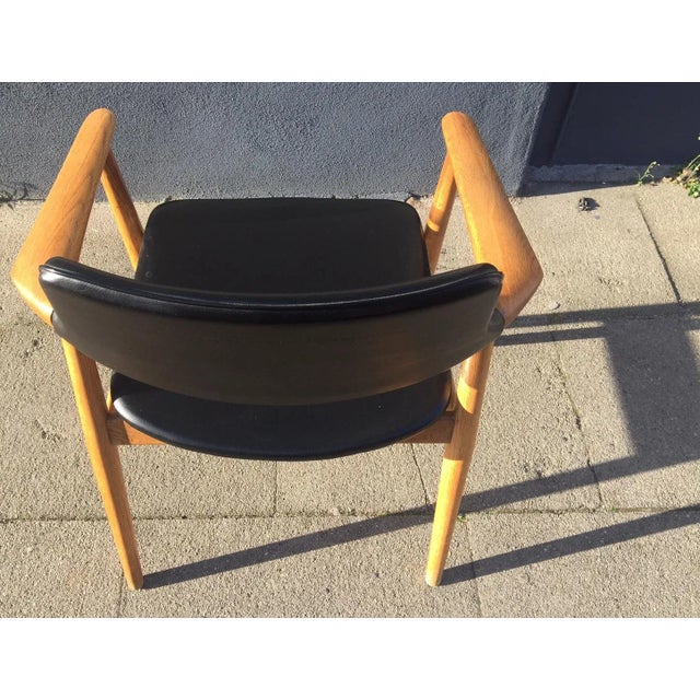 1950s Oak Armchair by Erik Kirkegaard for Høng Stolefabrik, 1960s For Sale - Image 5 of 7