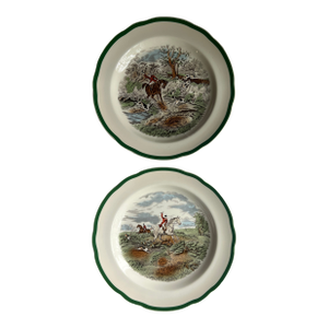 Spode "The Hunt" Dinner Plates~2