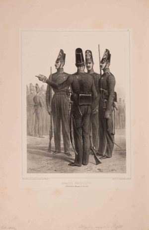 Auguste Raffet, Arnaouts Gardes-Côtes (Babadagh, Roumélie, 15 août 1837, 1841