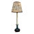 Vintage Candlestick Table Lamp With Handmade Shade With American Pintail Ducks For Sale