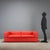 711' sofa model designed in the late 1960s by Tito Agnoli for Cinova, featuring a wooden frame that combines elegance and...