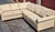Beautiful 2 piece sectional sofa from Marshfield furniture. Sectional is upholstered in a textured beige fabric with...