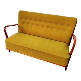 Vintage Nordic Sofa in Mustard, 1970 For Sale