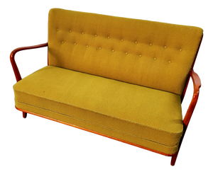 Vintage Nordic Sofa in Mustard, 1970