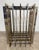 Metal Pierre Cardin Mixed Metal Geometric Grid Pedestal Bases - A Pair For Sale - Image 7 of 8