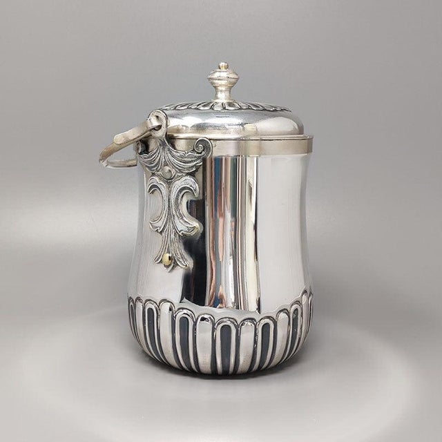 1950s Elegant and gorgeous mid-century ice bucket by Macabo - Cusano Milanino. Made in Italy. Dimension: diameter 5,11 x...