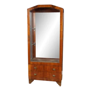 1920s Gorgeous Art Deco Period Display Case Cabinet