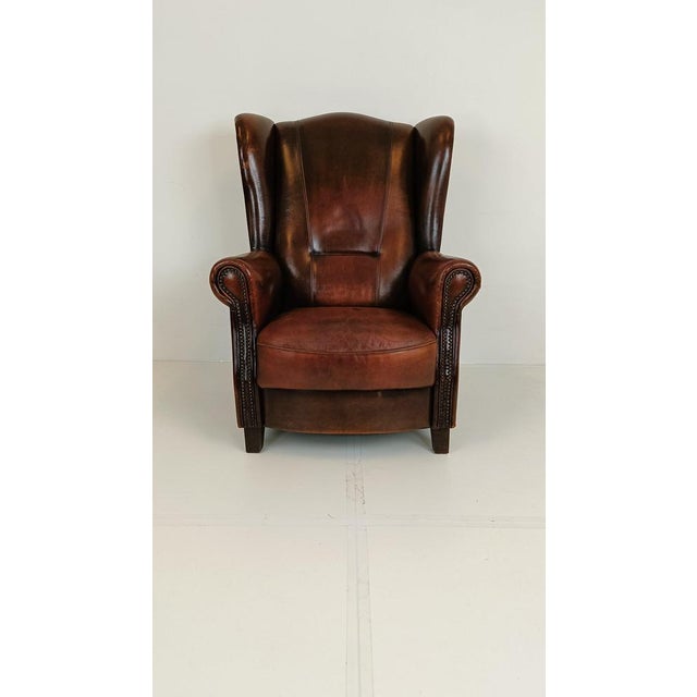 Sheep Leather Chair by Joris, 1980s For Sale - Image 16 of 18