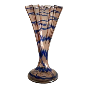 Late 19th Century Art Nouveau Kralik Glass Vase