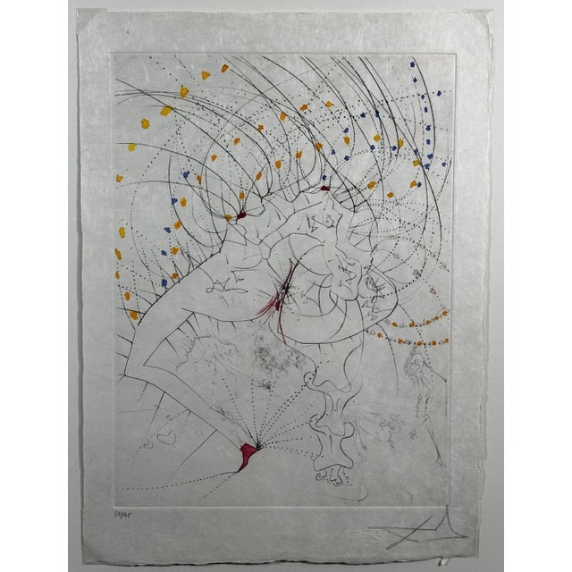 ARTIST: Salvador Dali TITLE: La Venus aux Fourrures Lady Leaf MEDIUM: Etching SIGNED: Hand Signed EDITION NUMBER: 34/145...