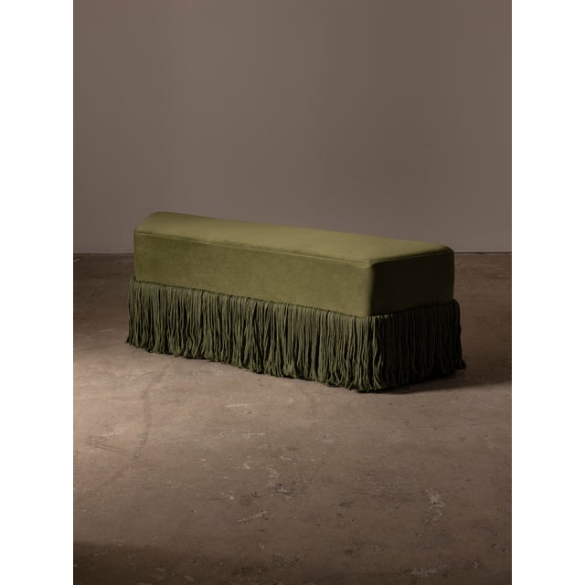 Charged with the hushed allure of tassel and texture, the Allard Bench couples comfort and sophistication with impossible...
