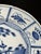 18th Century Blue and White Faience Charger in the style of Delft Kraak, Netherlands For Sale - Image 8 of 13