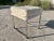 Milo Baughman Style Chrome Upholstered Stool For Sale - Image 10 of 13