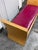 Transitional Custom Design Birdseye Maple + Leather Bench For Sale - Image 3 of 12