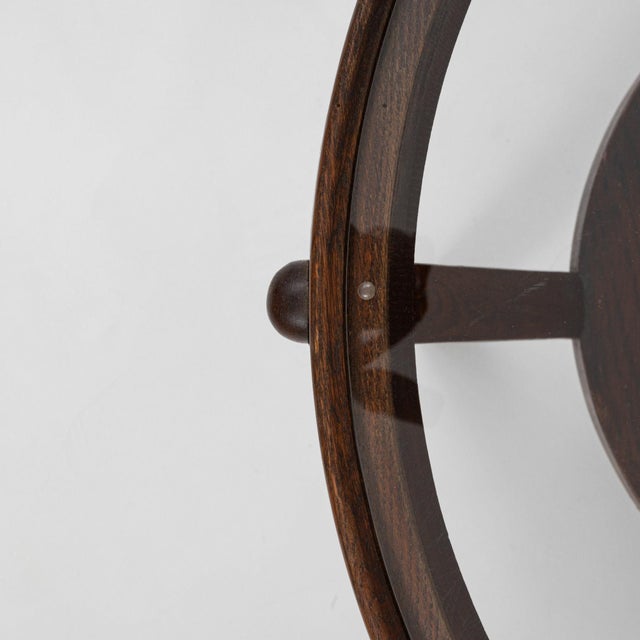 Art Deco 19th Century Czechia Art Deco Brown Wood Coffee Table For Sale - Image 3 of 11