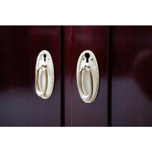 Antique Vitrine with Geometrical Inlays, Budapest, 1905 For Sale - Image 15 of 17