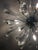 Murano Glass Ice Clear Sputnik Italian Chandelier For Sale - Image 11 of 12