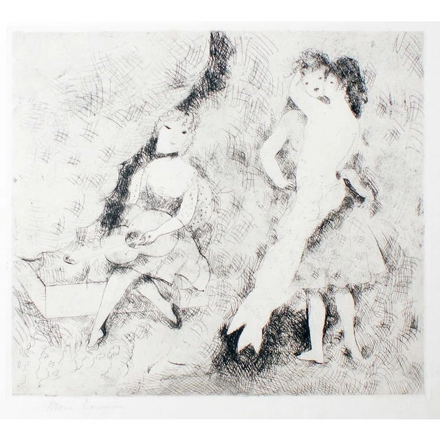 Le Bal - Original Etching by Marie Laurencin - 1927 1927 For Sale