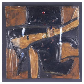 Adriano Tuninetto, Wall Sculpture, 1970s, Terracotta For Sale