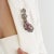 Vintage Inspired 9 Ct Ruby & Diamond Scrollwork Statement Brooch Pendant For Sale - Image 11 of 15