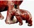 Wood Vintage Rosewood Elephant Carving – Asian Hand-Carved Figurine – Lucky Elephant With Calf & Child For Sale - Image 7 of 10
