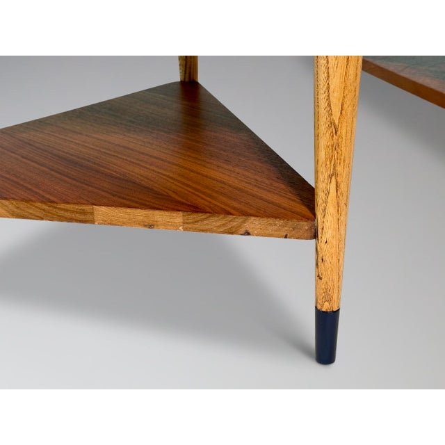 Restored Pair of Lane Acclaim Guitar Pick Side Tables Triangle Wedge End Tables For Sale - Image 14 of 15
