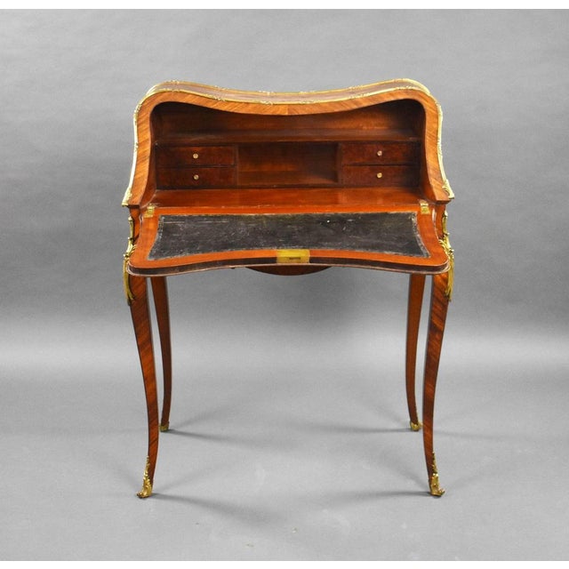 Wood Antique French Desk, 1860 For Sale - Image 7 of 11