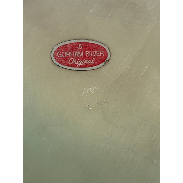 Silver Vintage Gorham “Chantilly” Silver Plate Wine Coaster With Cork Liner For Sale - Image 8 of 8