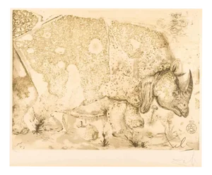 Le Rhinoceros, 1970, Lithograph