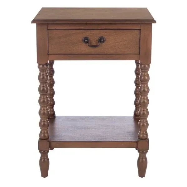 Safavieh Athena Accent Table - Brown For Sale - Image 11 of 11