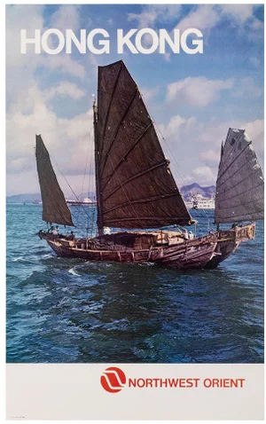Northwest Orient Airlines, 1960s, Paper