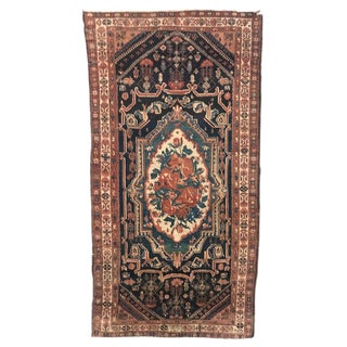 Antique Aubusson Style Mid-Eastern Rug For Sale