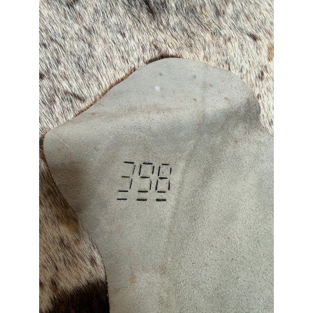 7ft X 8ft Hair on Hide Cow Print Area Rug For Sale - Image 10 of 12