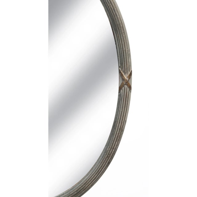 French Early 20th Century French Oval Accent Mirror For Sale - Image 3 of 6