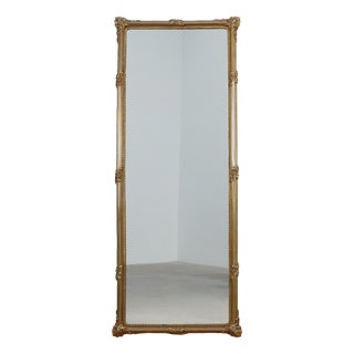 Large French Neo‑classical Copper Mirror, 1950s For Sale