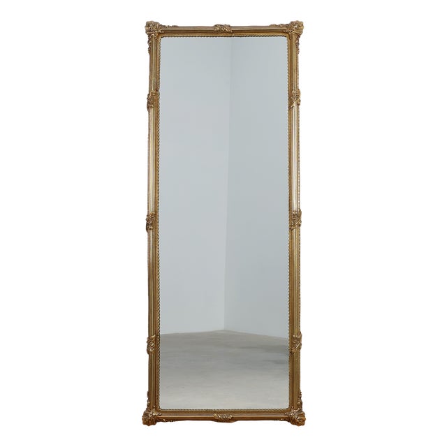 Large French Neo‑classical Copper Mirror, 1950s For Sale