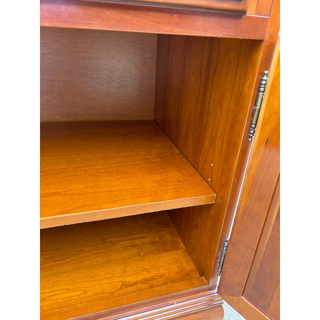 Brown Vintage English Mahogany Secretary Desk For Sale - Image 8 of 10