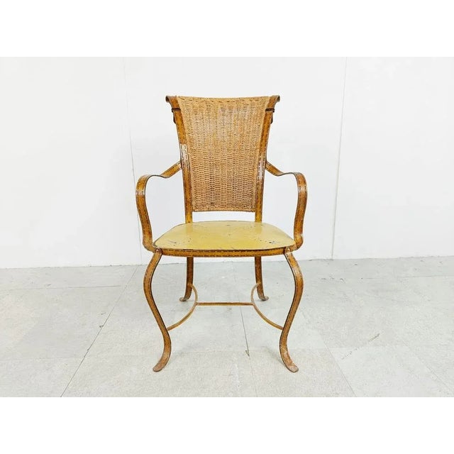 Vintage Italian Armchair in Faux Leather, 1960s For Sale - Image 10 of 10